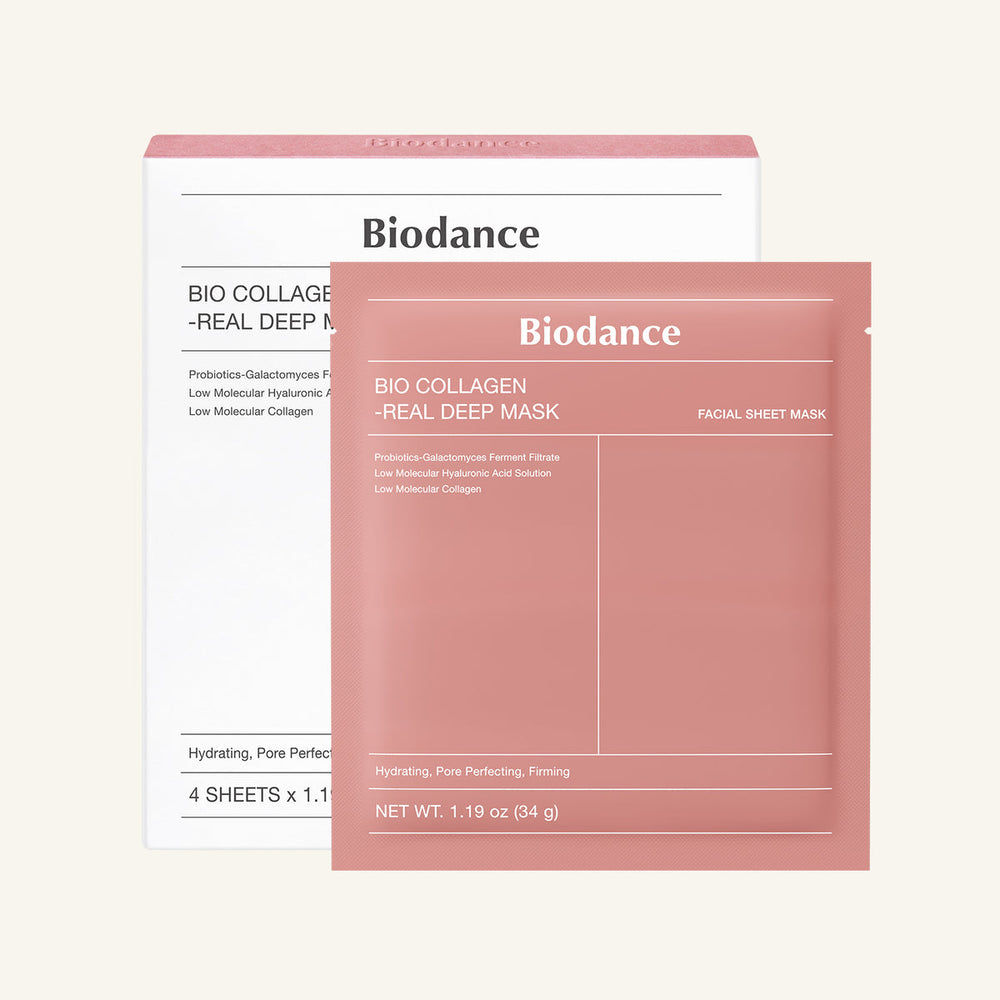 Biodance Bio Collagen Real Deep Mask avec sachet rose et boîte officielle